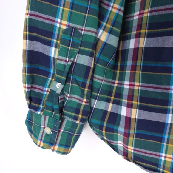 RALPH LAUREN Men’s CLASSIC FIT Button Down LS Green Multi Plaid Shirt Size XL - Picture 7 of 11